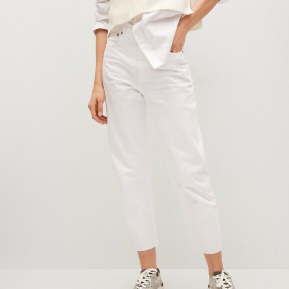 MANGO HIGH-WAIST BALLOON JEANS - Picture 1 of 6